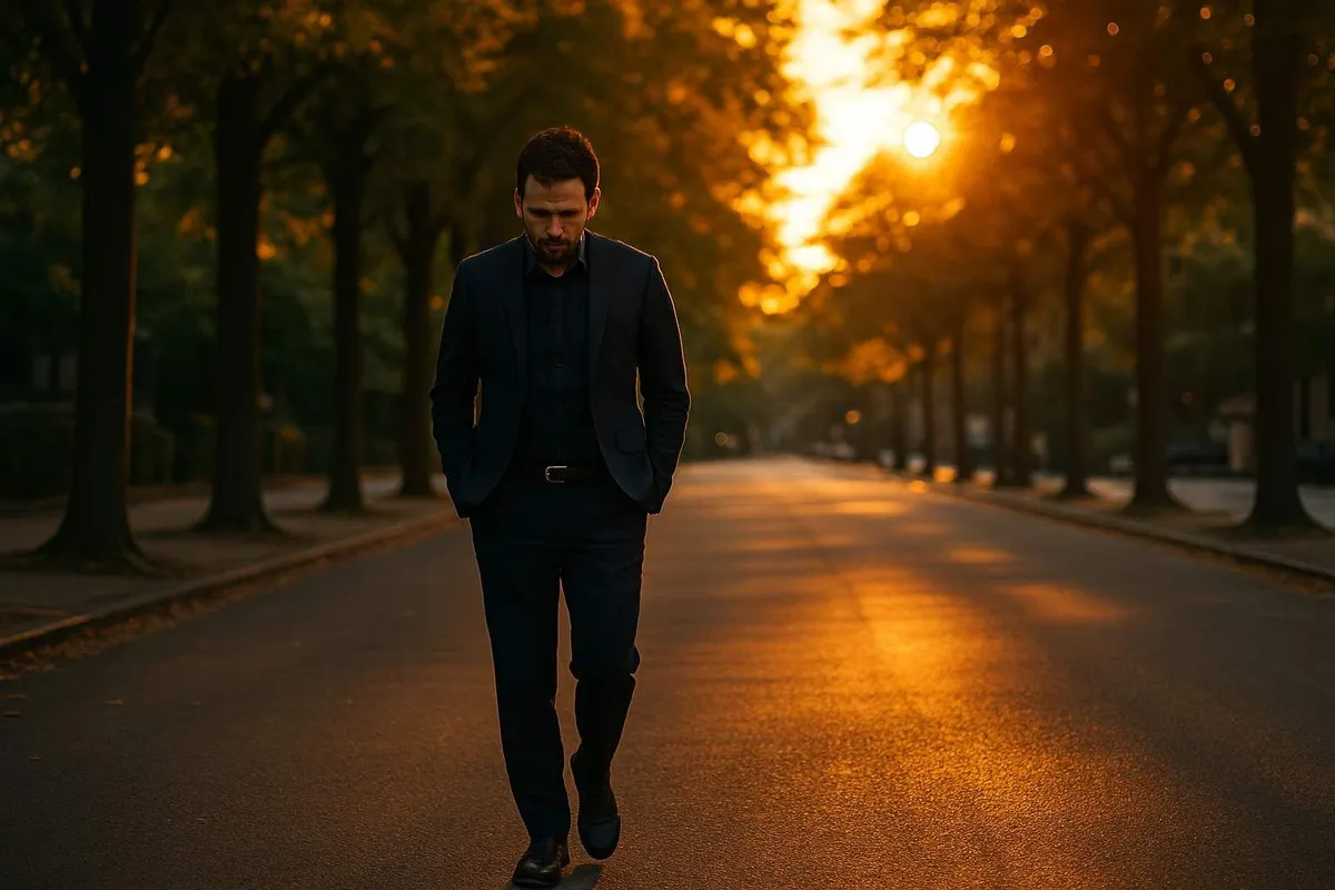 Il linguaggio silenzioso del corpo: camminare con lo sguardo verso il basso